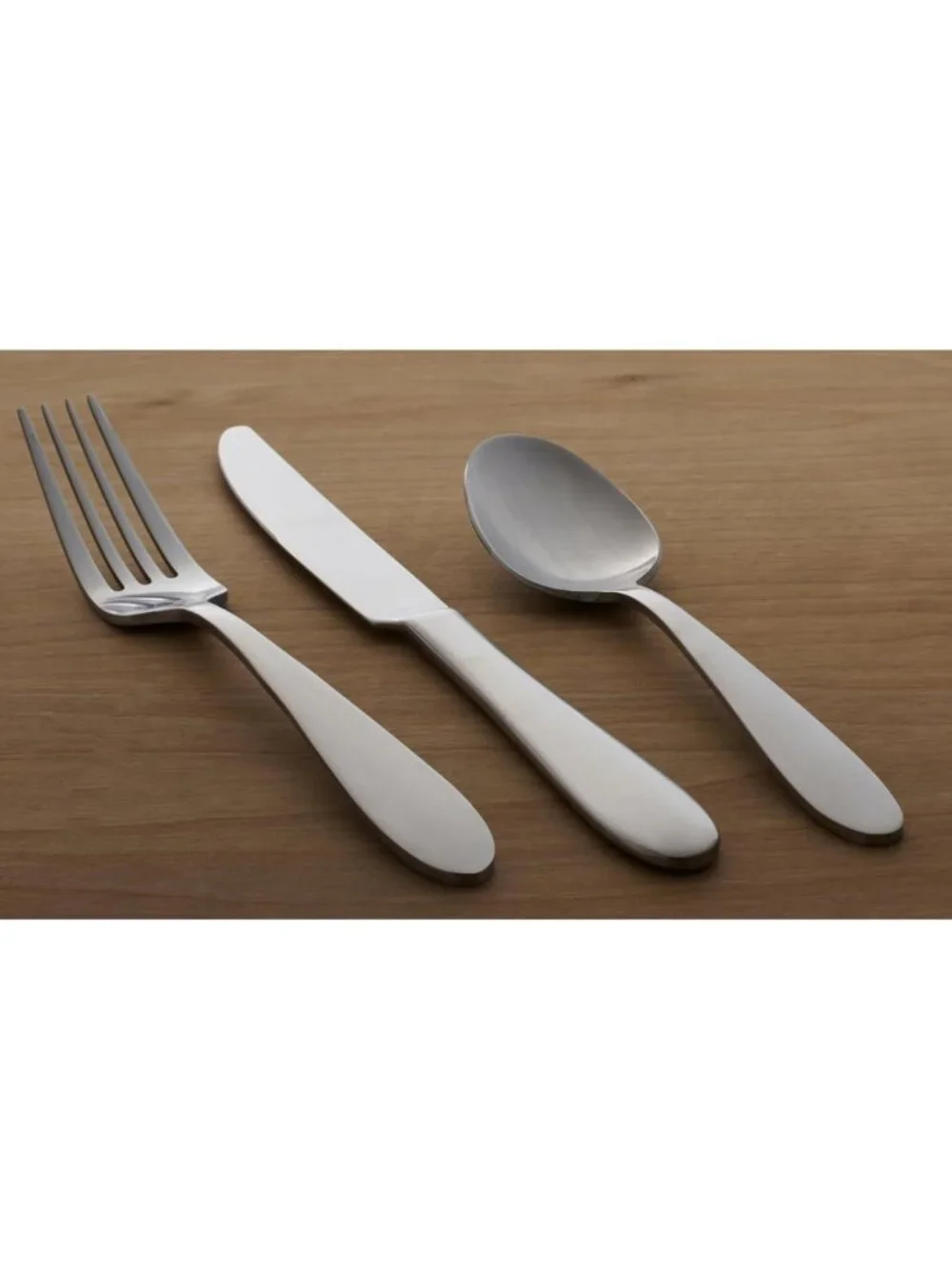 Everyday Flatware Set of 6 - Stainless Steel Dinner Spoons, Service for 6